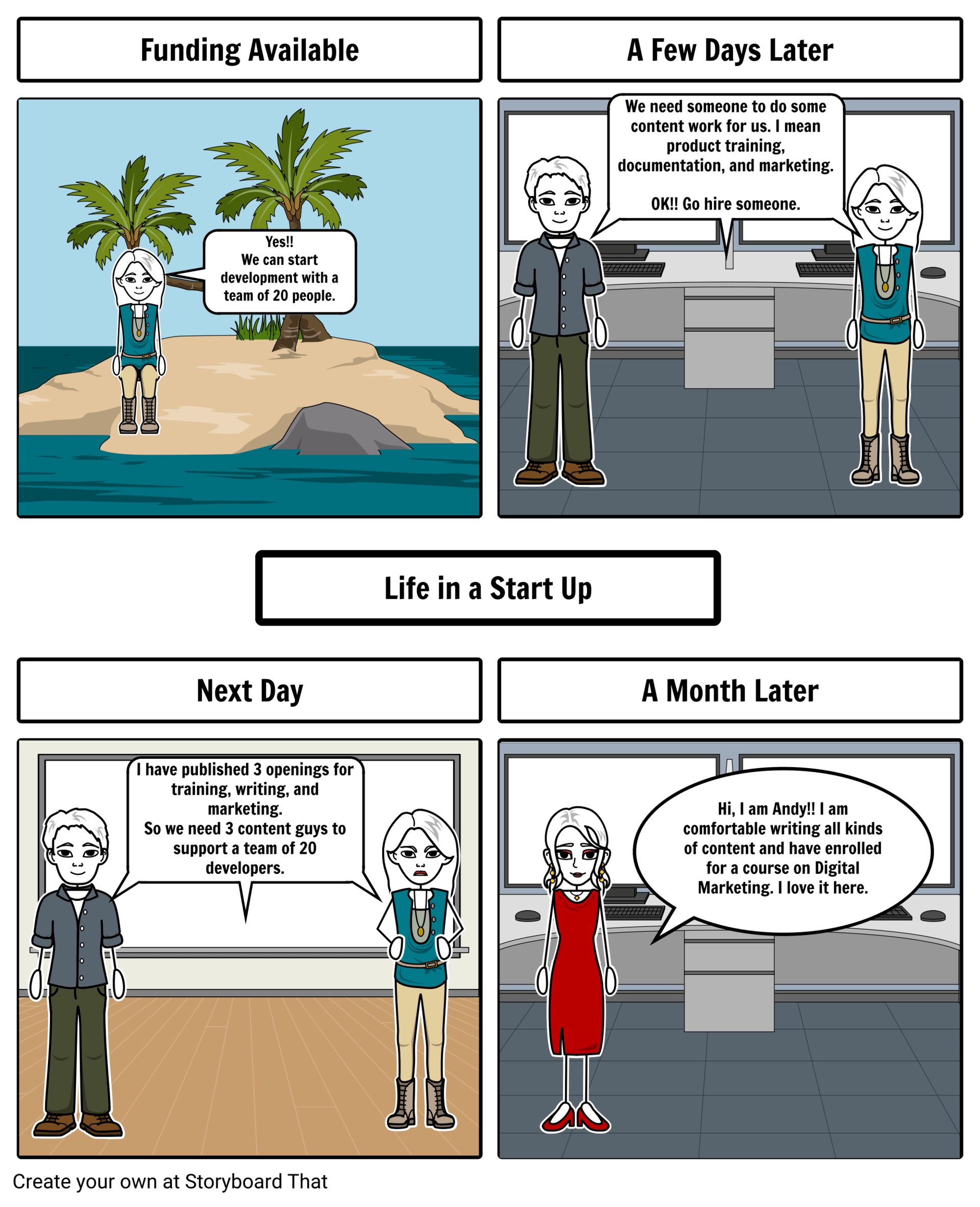 A Start Up Story