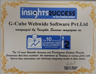 G-Cube Ranked Among The Top 10 Learning & Development Companies For 2017