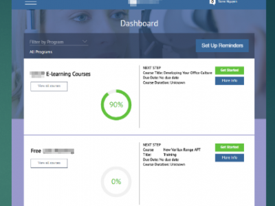 Screenshot of Ability LMS