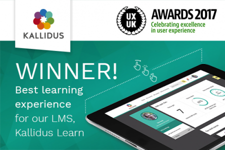 Kallidus Learn Wins UXUK Award For Best Learning Experience