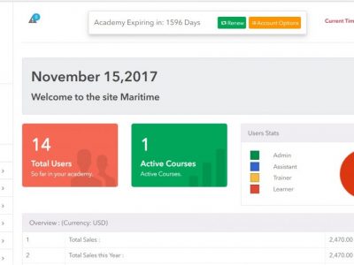 Screenshot of Create Online Academy