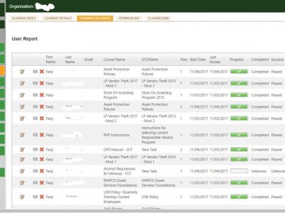 Screenshot of Udutu LMS