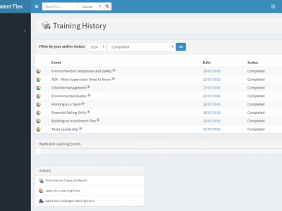 Screenshot of GeoTalent