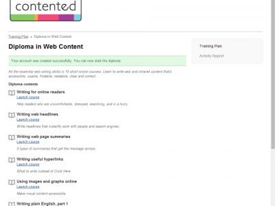 Screenshot of Firmwater LMS