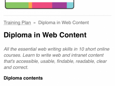 Screenshot of Firmwater LMS