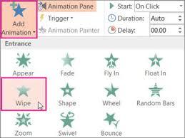 Animation Tab - Add Animation