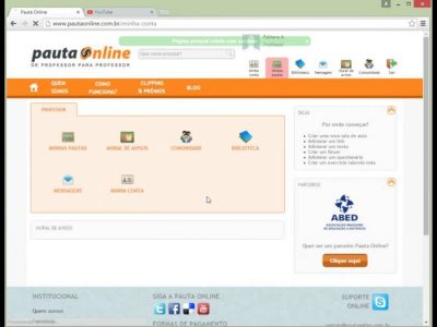 Screenshot of Pauta Online