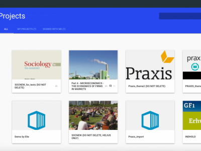 Screenshot of MyEcontentFactory