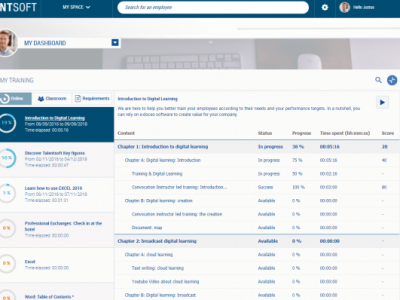 Screenshot of TalentSoft