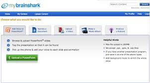 Screenshot of Brainshark