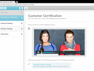 Screenshot of Learndot