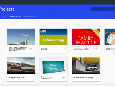 Screenshot of MyEcontentFactory