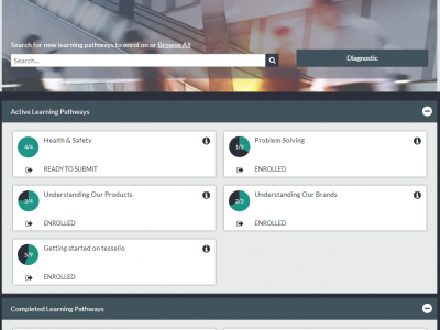 Screenshot of tessello