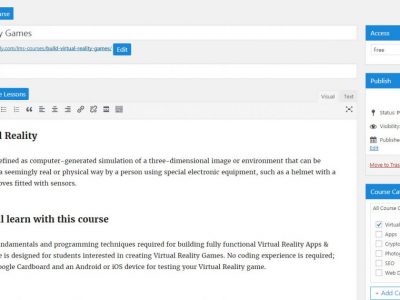 Screenshot of Edivently LMS