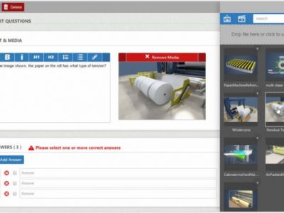 Screenshot of Convergence LMS