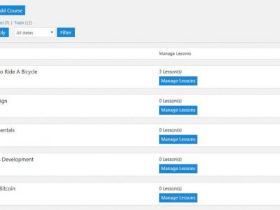 Screenshot of Edivently LMS