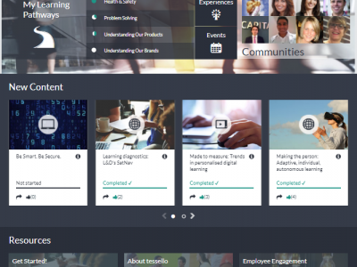 Screenshot of tessello