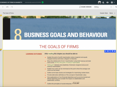 Screenshot of MyEcontentFactory