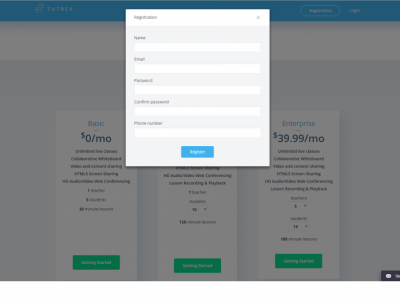 Screenshot of Tutrex