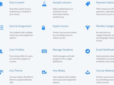 Screenshot of Edivently LMS