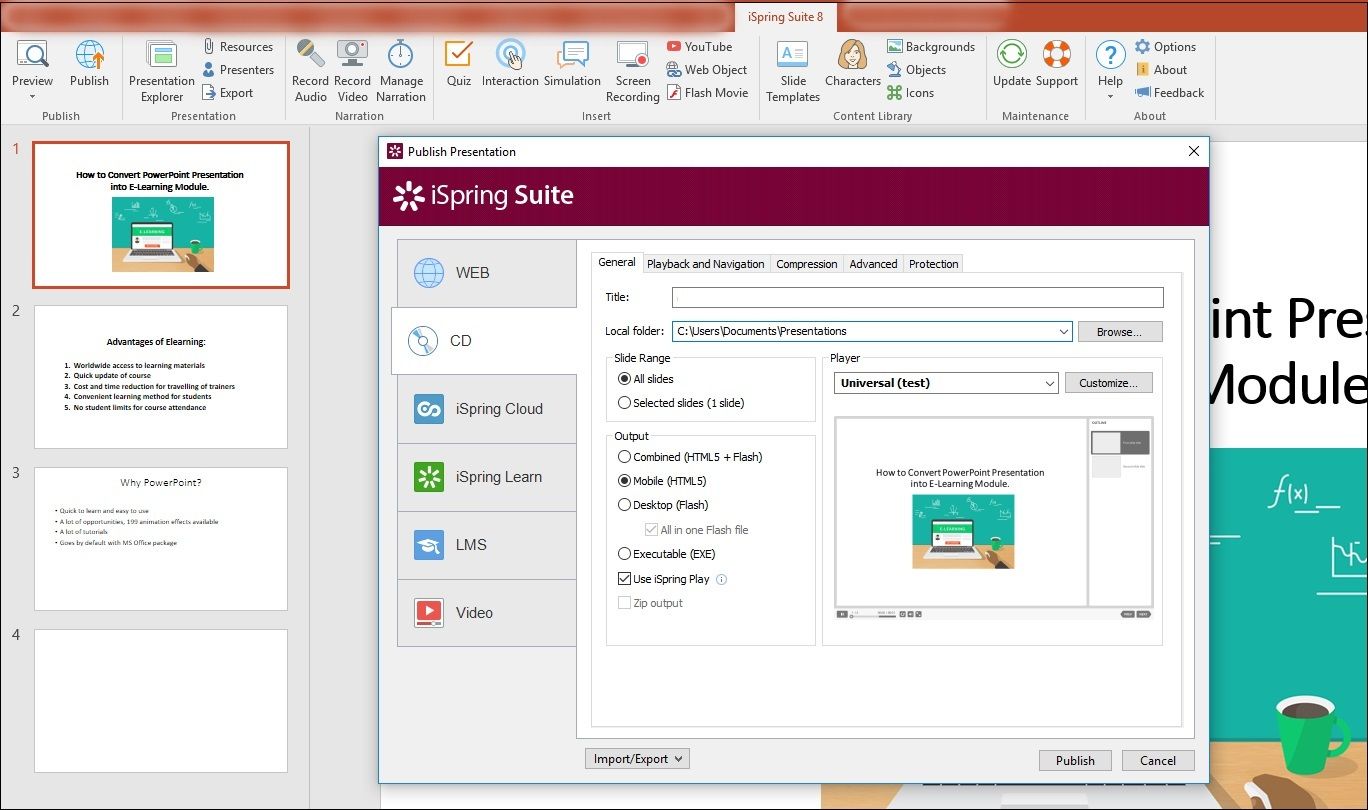 make scorm package from powerpoint