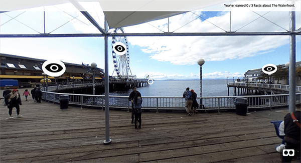 Vr image of waterfront