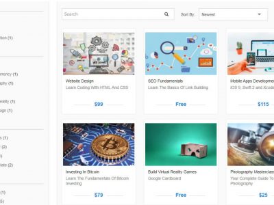 Screenshot of Edivently LMS