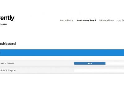 Screenshot of Edivently LMS