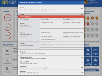 Screenshot of AllenComm Learning Portal