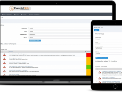 Screenshot of WorkWize