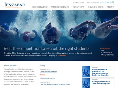 Screenshot of Jenzabar