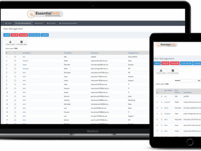 Screenshot of WorkWize