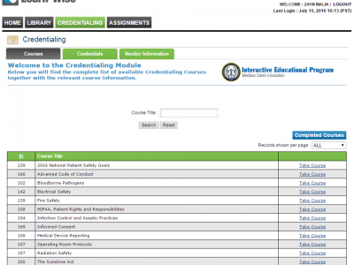 Screenshot of Learn-WiseGo
