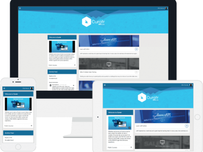 Screenshot of Curatr