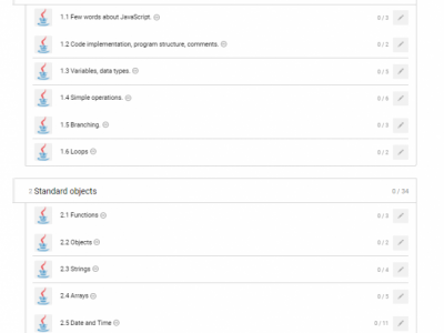 Screenshot of Stepik