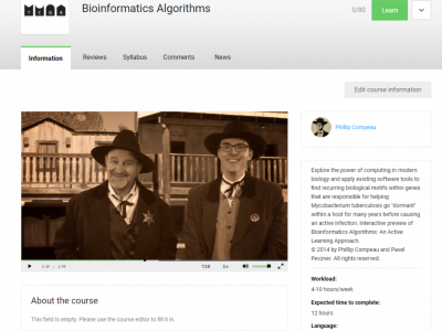 Screenshot of Stepik