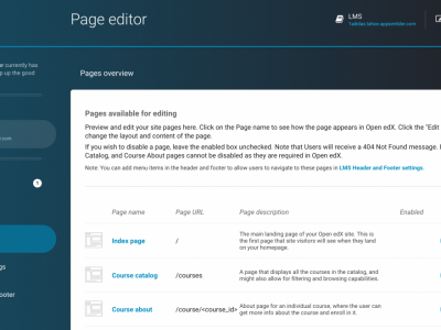 Screenshot of Tahoe by Appsembler