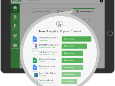 Screenshot of BoostHQ