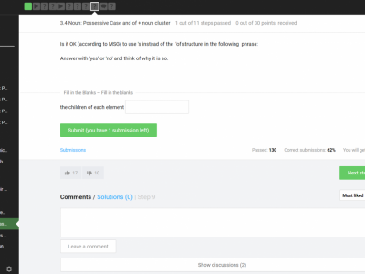 Screenshot of Stepik
