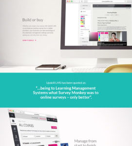 Screenshot of Upskill LMS