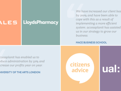 Screenshot of accessplanit