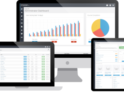 Screenshot of Engage LMS