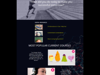 Screenshot of Lumesse Learning Gateway