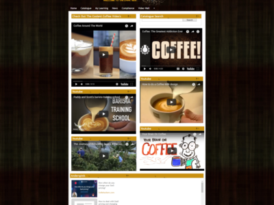 Screenshot of Lumesse Learning Gateway