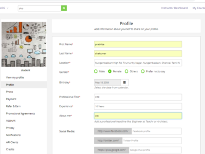 Screenshot of Teachr