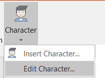 Character Menu