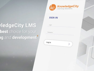Screenshot of KnowledgeCity LMS
