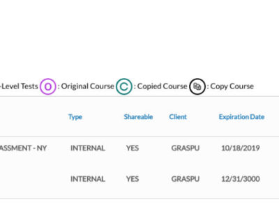 Screenshot of graspU - The People's LMS