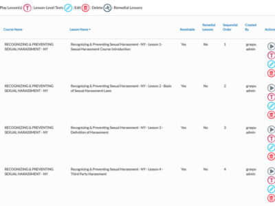 Screenshot of graspU - The People's LMS