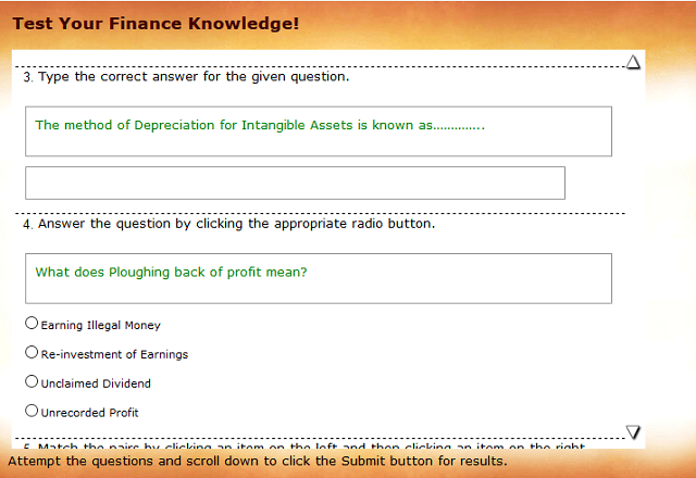 Blank match the game in questions fill ‘Match Game’